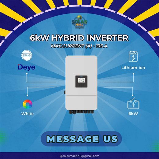 Deye 6kW Hybrid Inverter