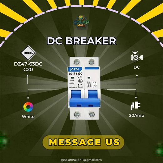 DZ47-63DC C20 DC Breaker