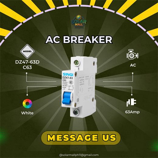 DZ47-63 C63 AC Breaker